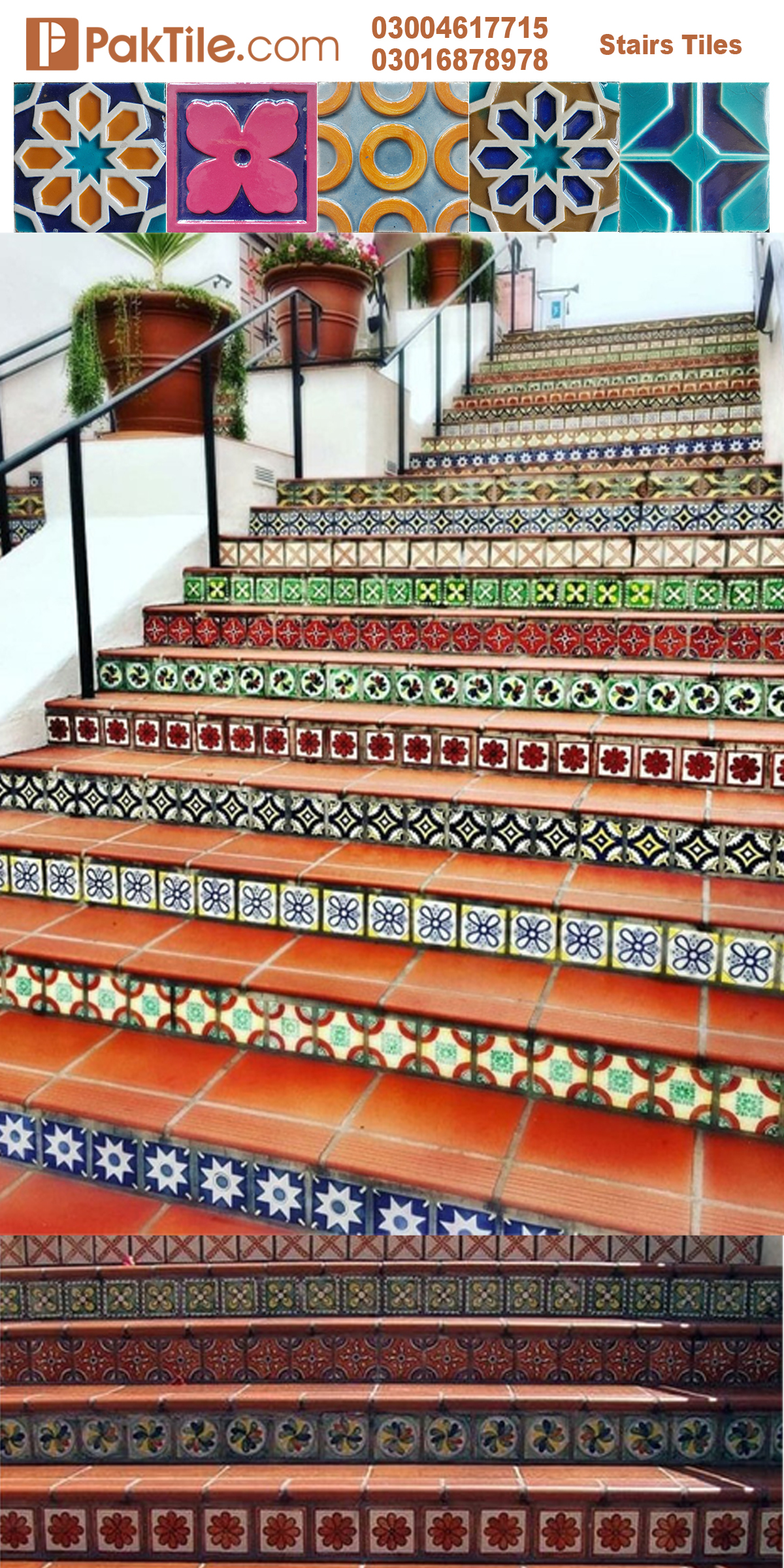 Pak Clay Stair Ceramic Tiles in Pakistan