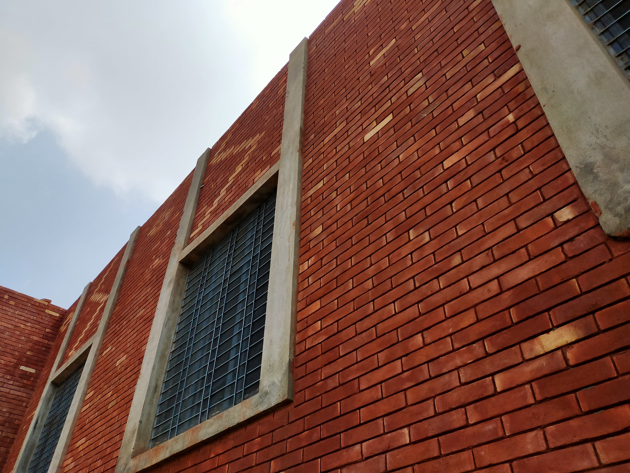 6 Red gutka bricks house front elevation wall tiles design pakistan
