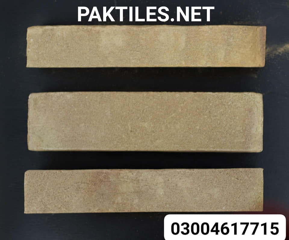 Pak Clay Tiles exterior yellow gutka brick wall tiles in islamabad images