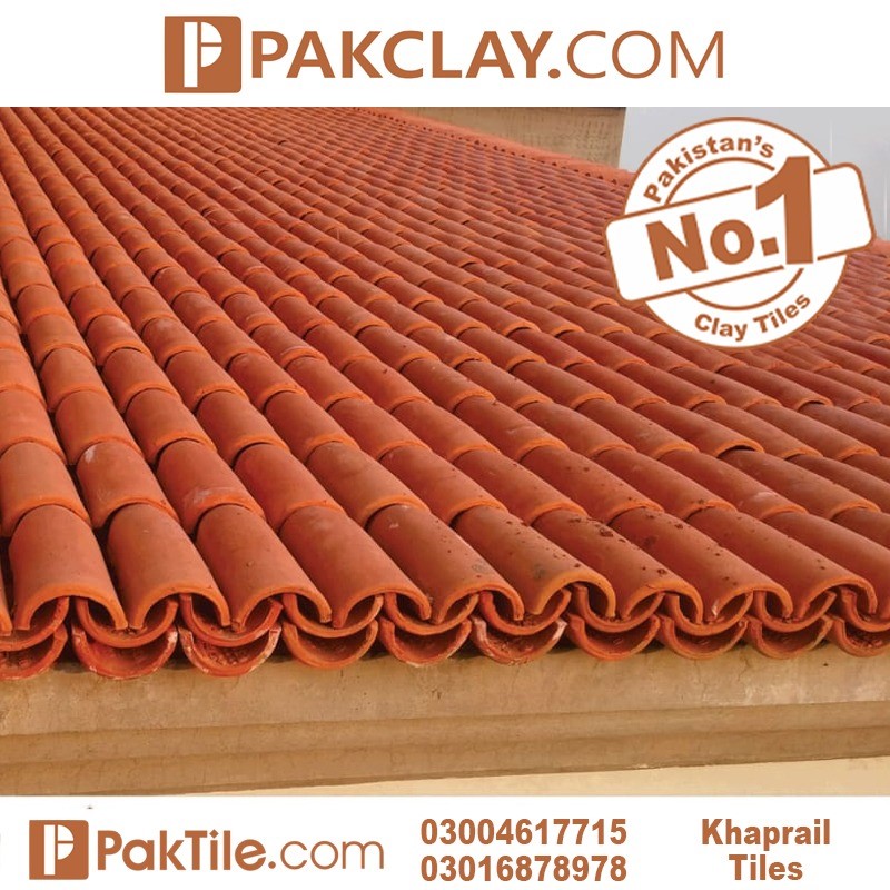 Natural Pak Clay Tiles Industry Khaprail Tiles Colors
