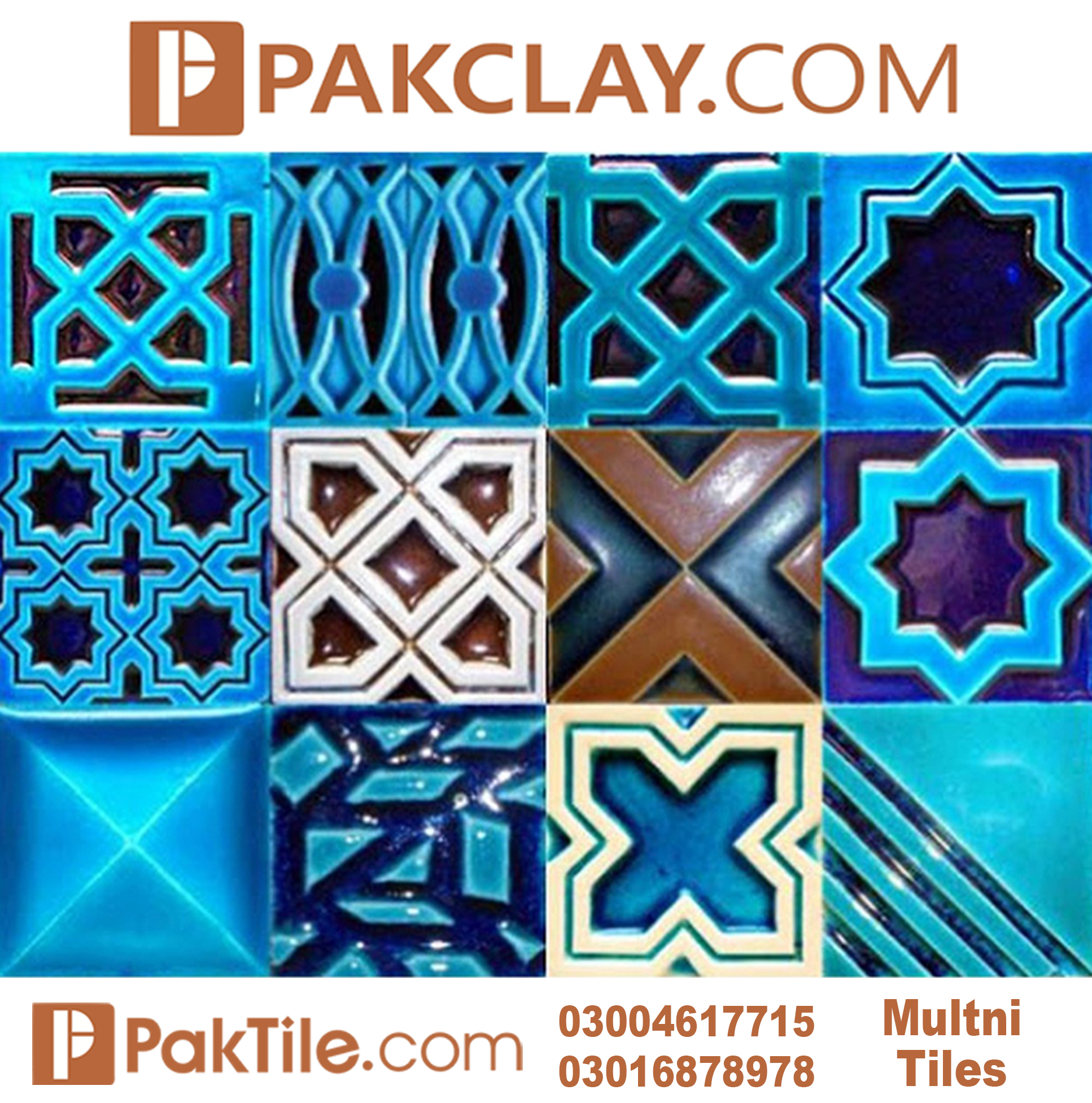 2 Blue Multani Tiles Islamabad