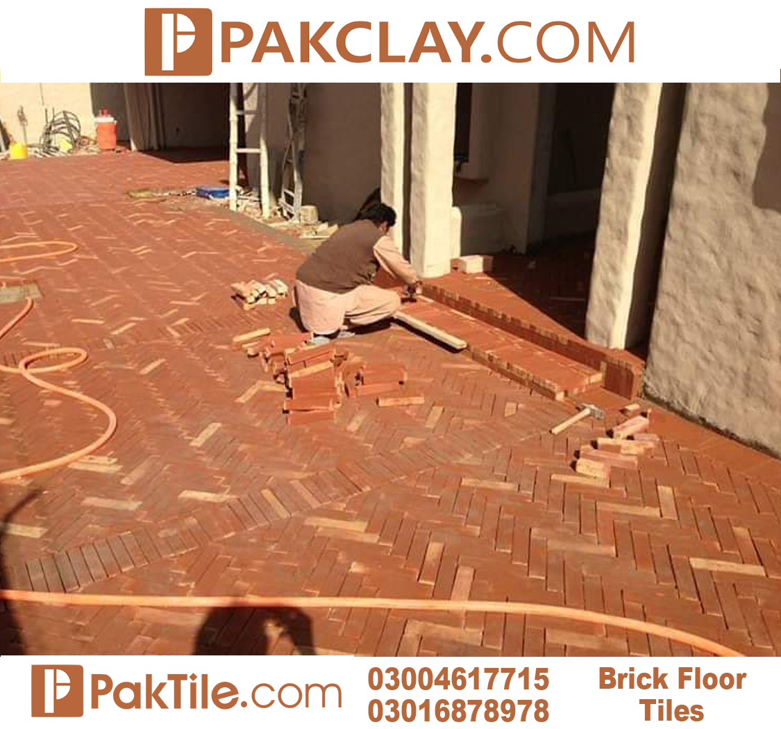 Best gutka design brick flooring installation