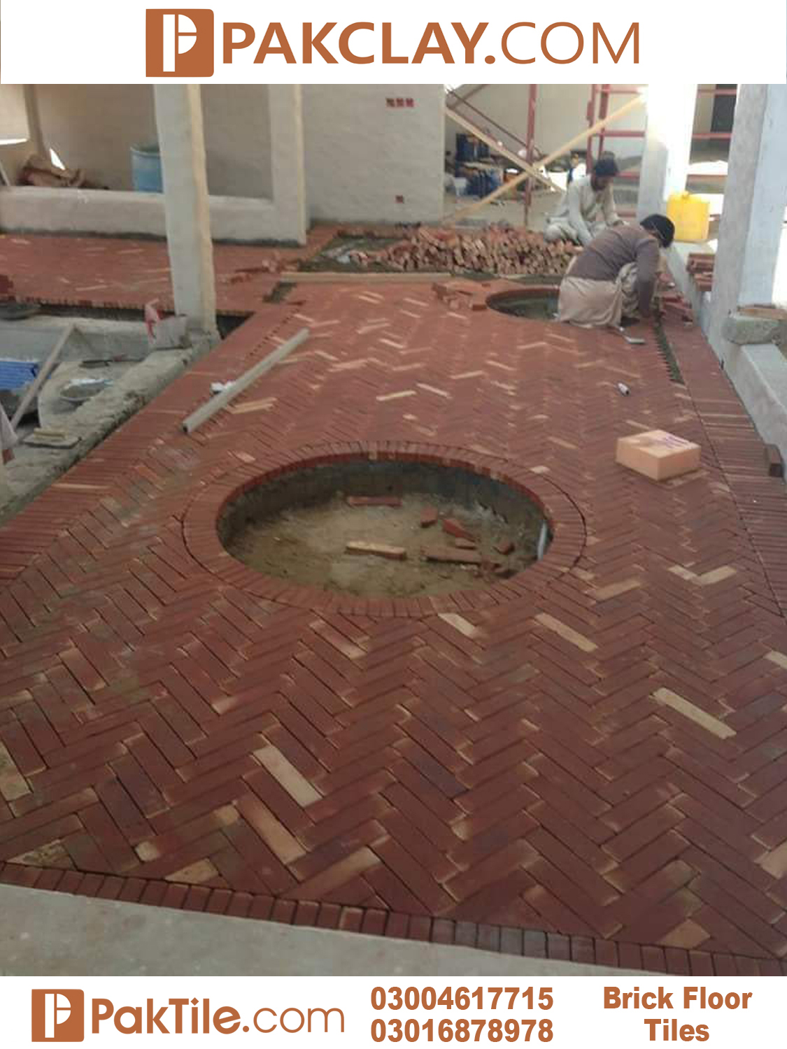 Lahori gutka tile floor design in Islamabad