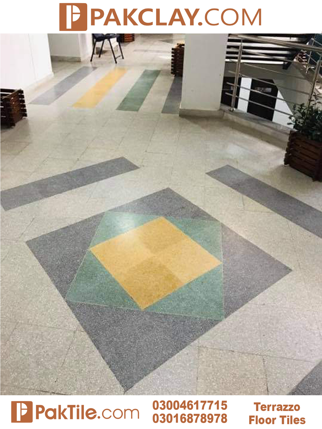 4 Pak Clay Terrazzo Flooring Tiles Lahore
