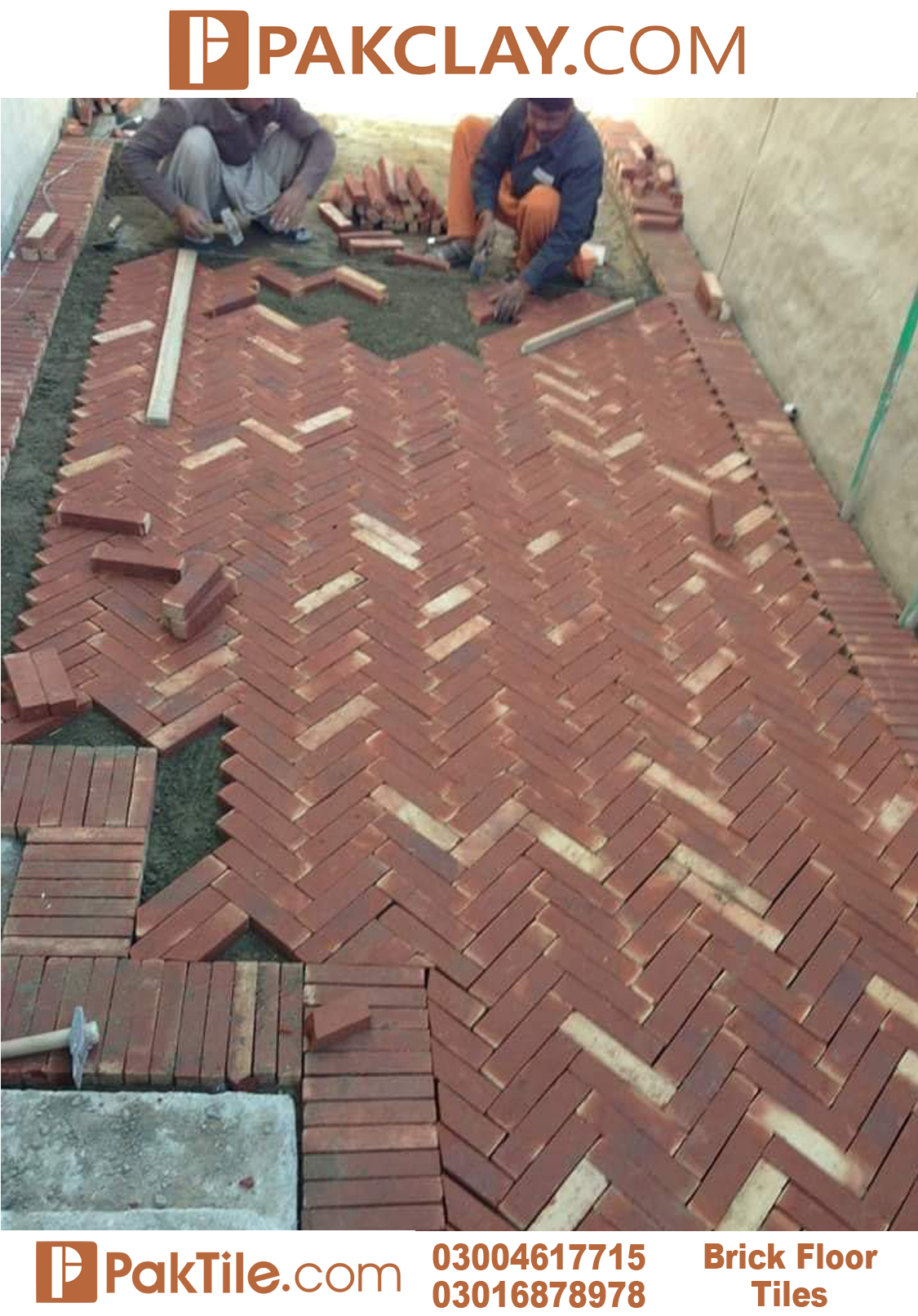 Gutka tile floor Red Gutka Bricks price in Lahore