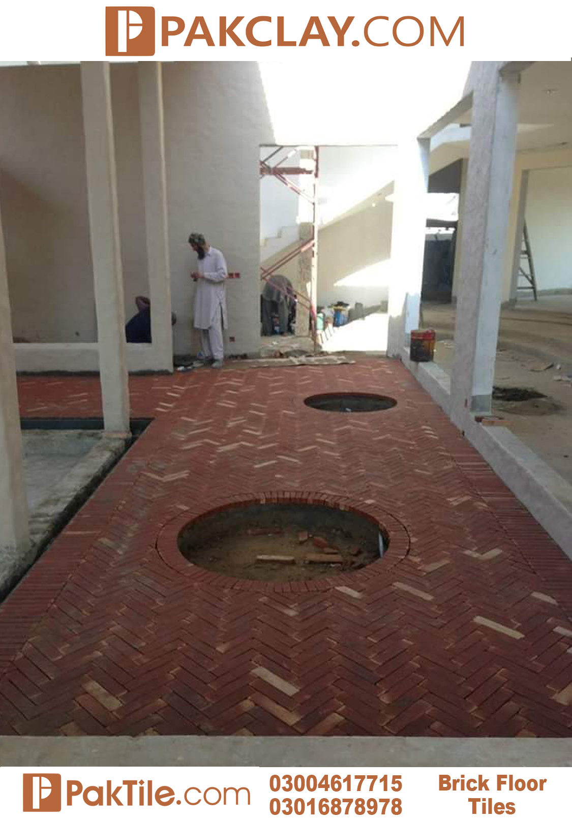 Gutka tiles floor Facing bricks in Pakistan