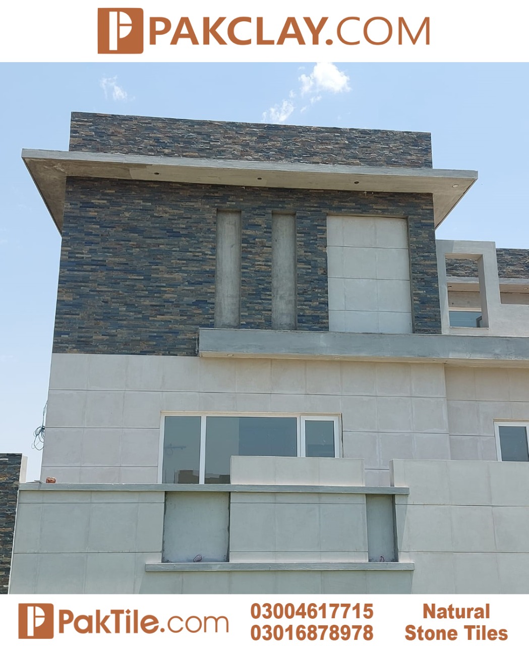 Front elevation tiles in Pakistan