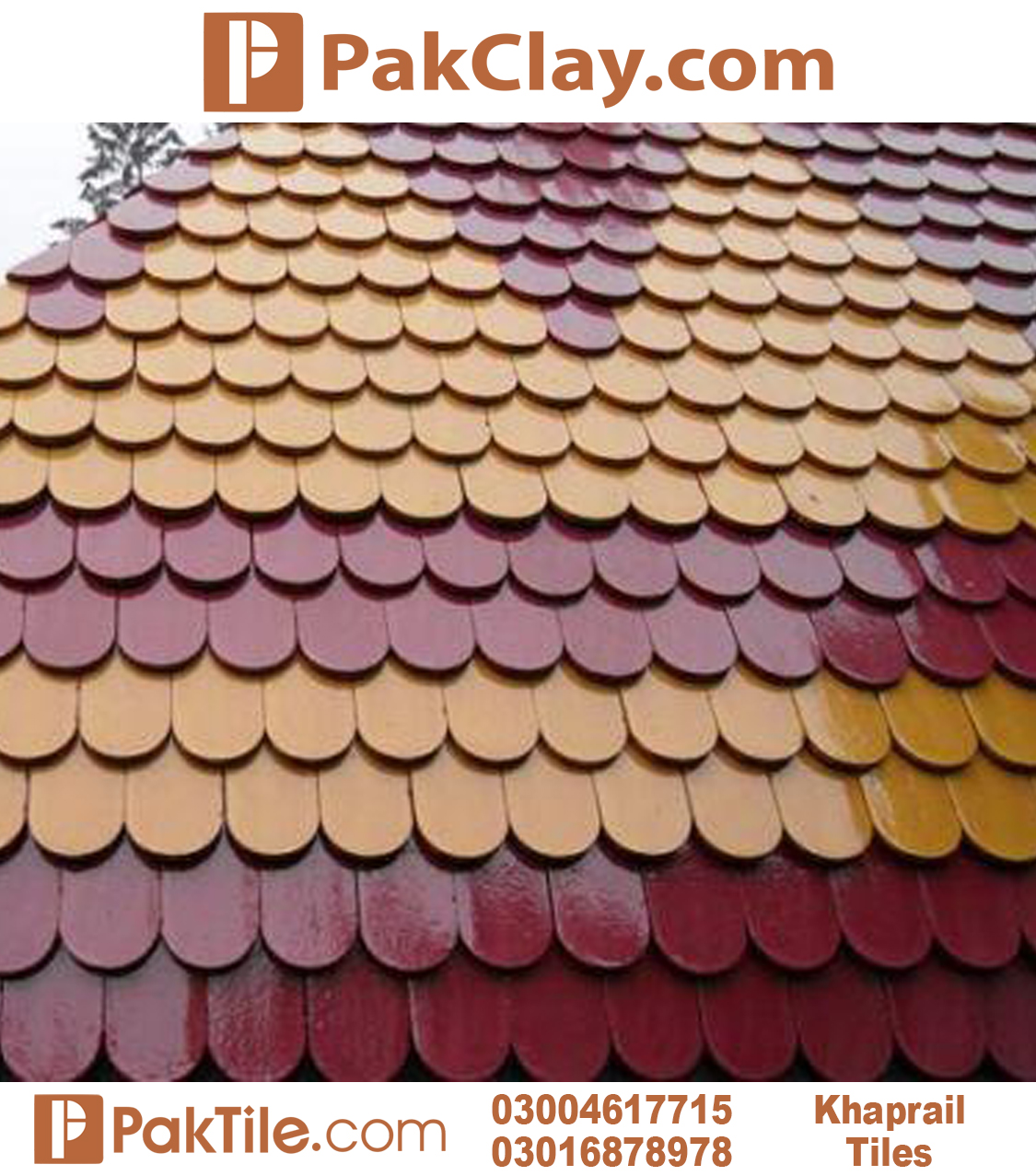 Glazed Khaprail Tiles Badin