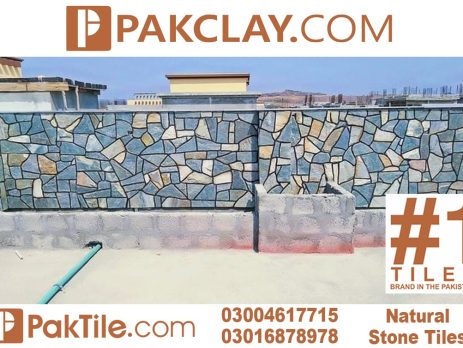 Outdoor Boundary Wall Stone Tiles in Pakistan