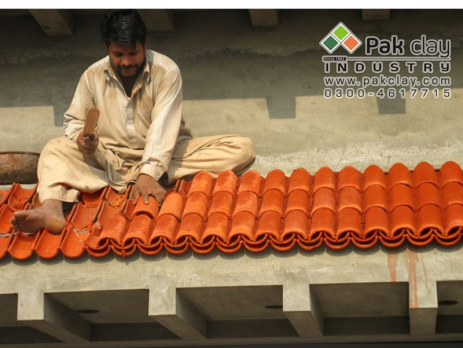 We manufacture and supply natural clay Khaprail Tiles Near Hafizabad