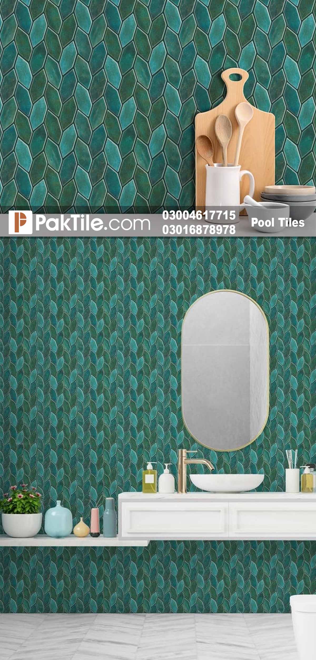 Pak Clay Moroccan Mosaic Bathroom Tiles Design