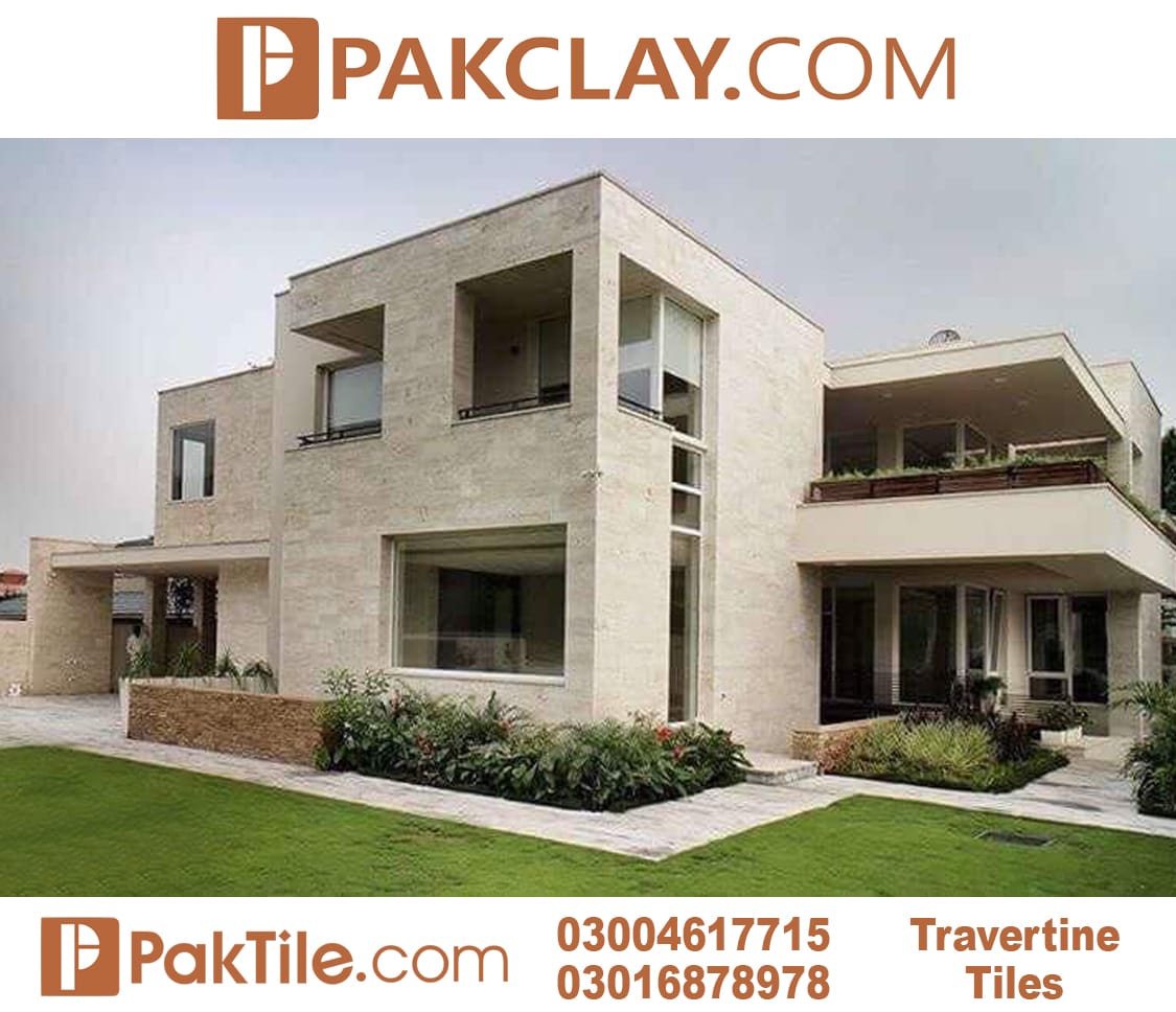 Home Front Elevation Wall Travertine Marble Tiles