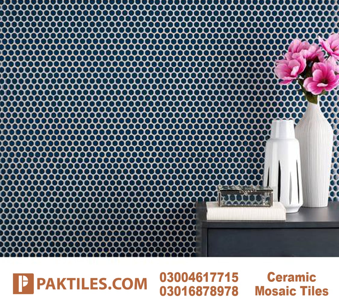 Pak Clay Blue Multani Tiles Mosaic Tiles