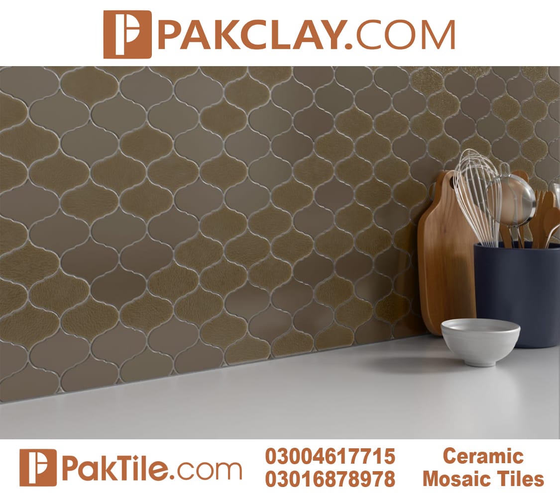 Pak Clay Kitchen Backsplash Mosaic Tile Design