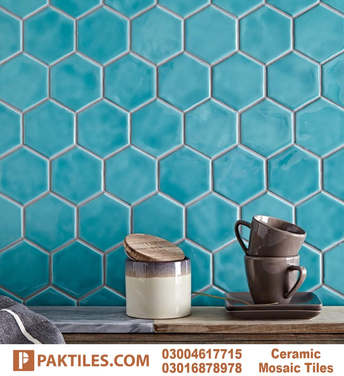 Pak Clay Kitchen Backsplash Mosaic Tiles
