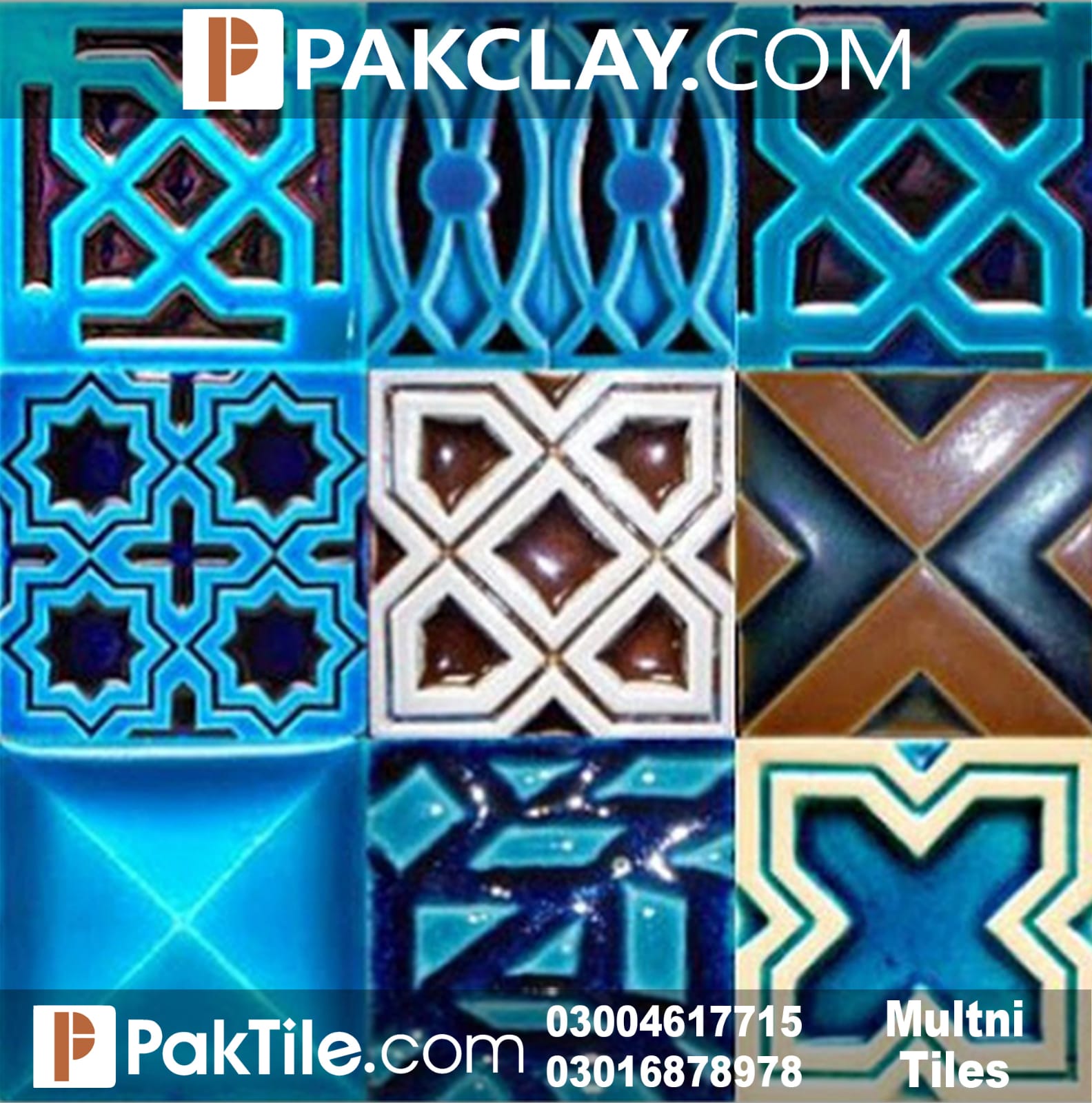Pak Clay Moroccan Mosaic Hala Tiles