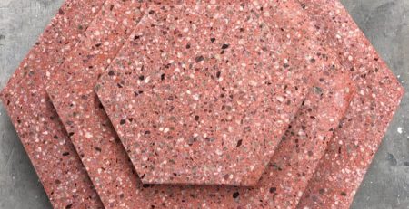 Red Terrazzo Tiles Size