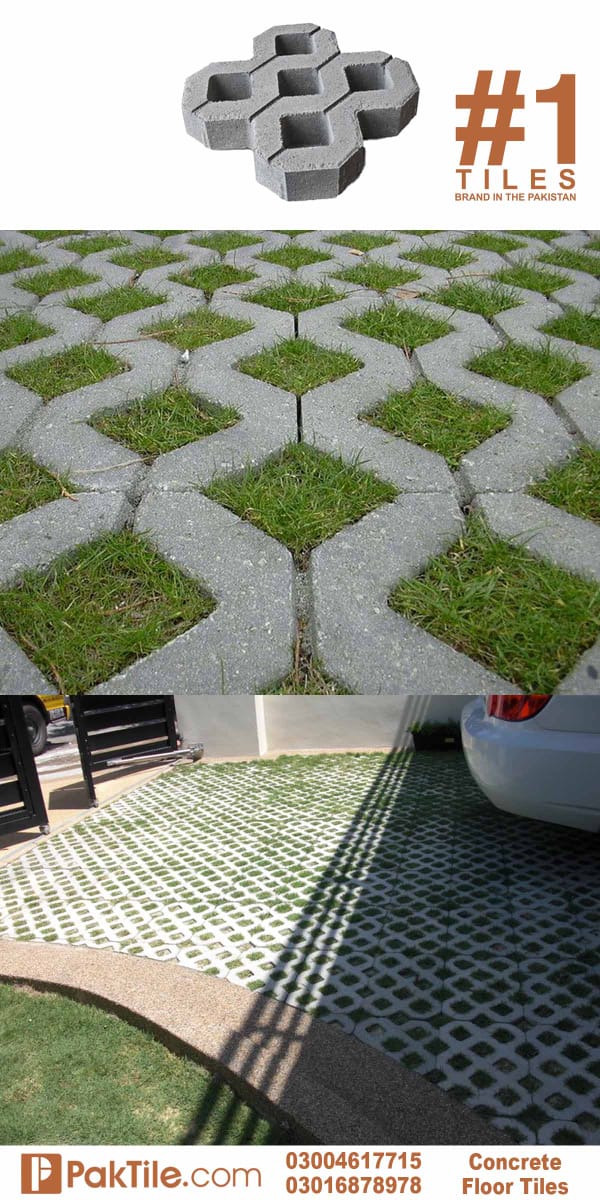 Grass Pavers Tuff Tiles Flooring