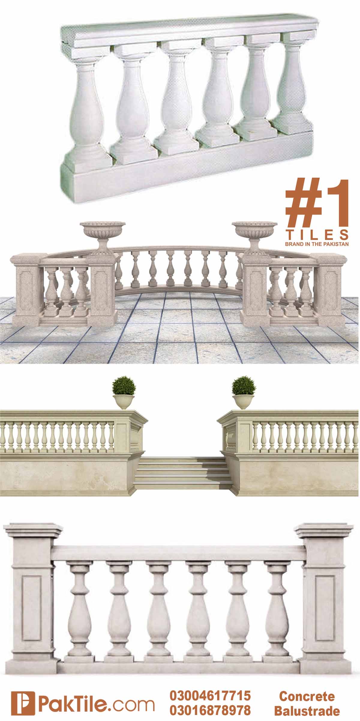 1 Concrete balusters Designs