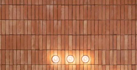 Indoor brick wall tiles design