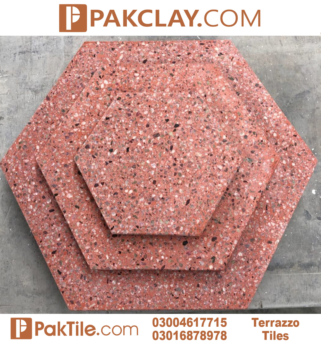 Small Terrazzo tiles thickness in mm