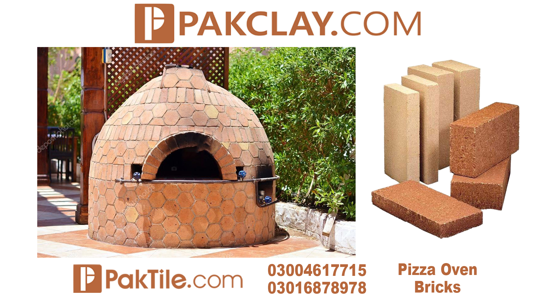 Pizza Oven Bricks in Pakistan