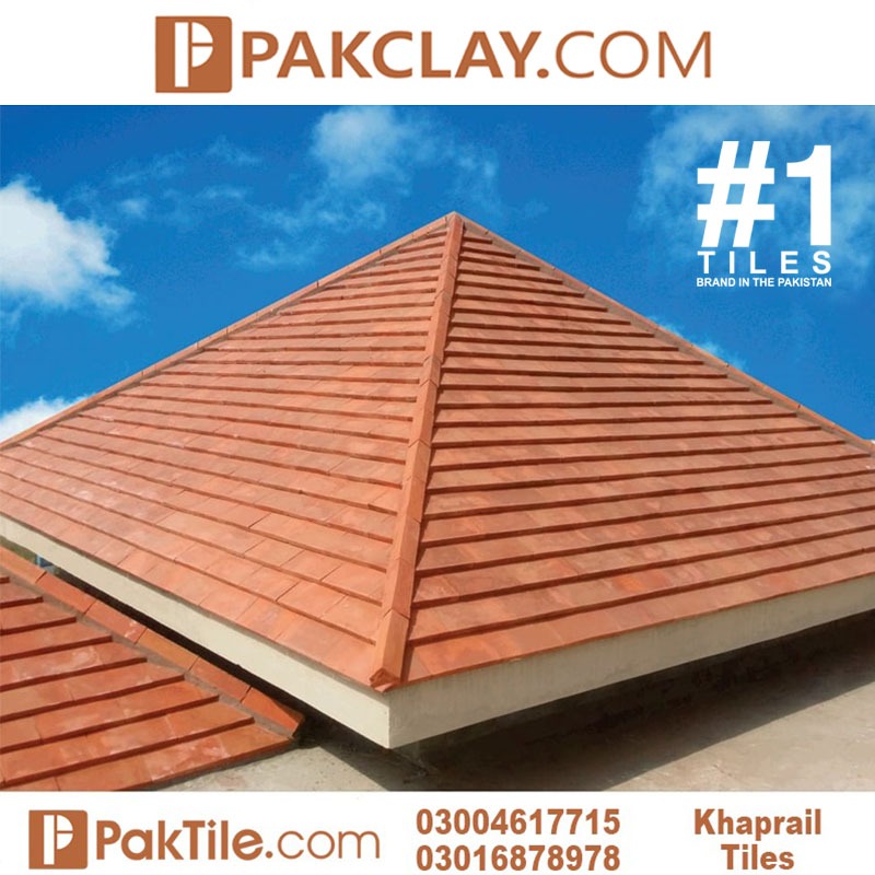 Red Khaprail Tiles Design in Islamabad