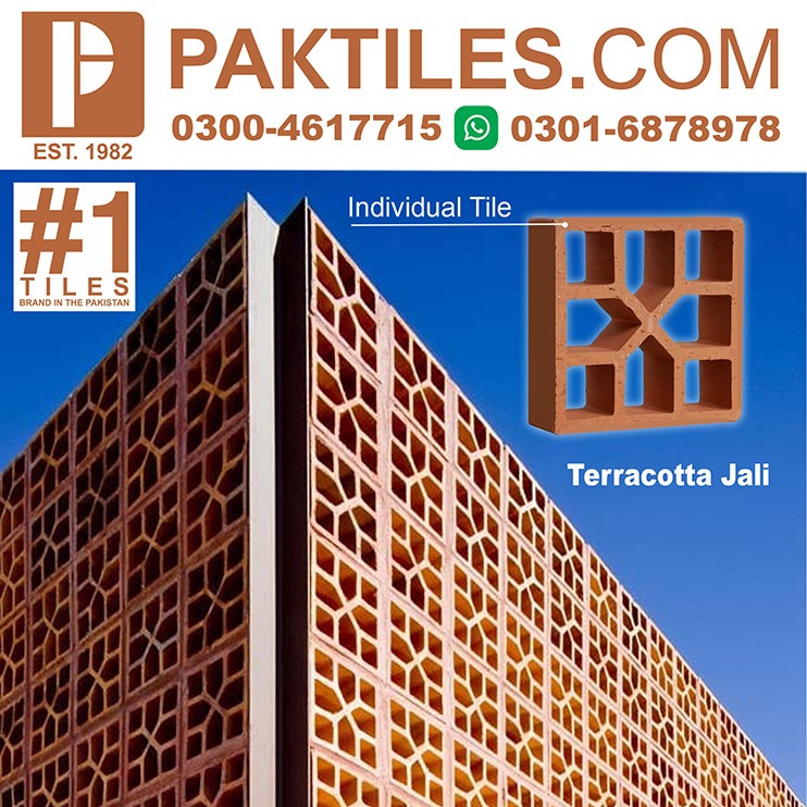  5 Terracotta tiles Jali Tiles
