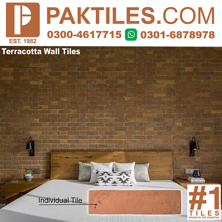 Red Bricks Bathroom Wall Gutka Tiles Nawabshah