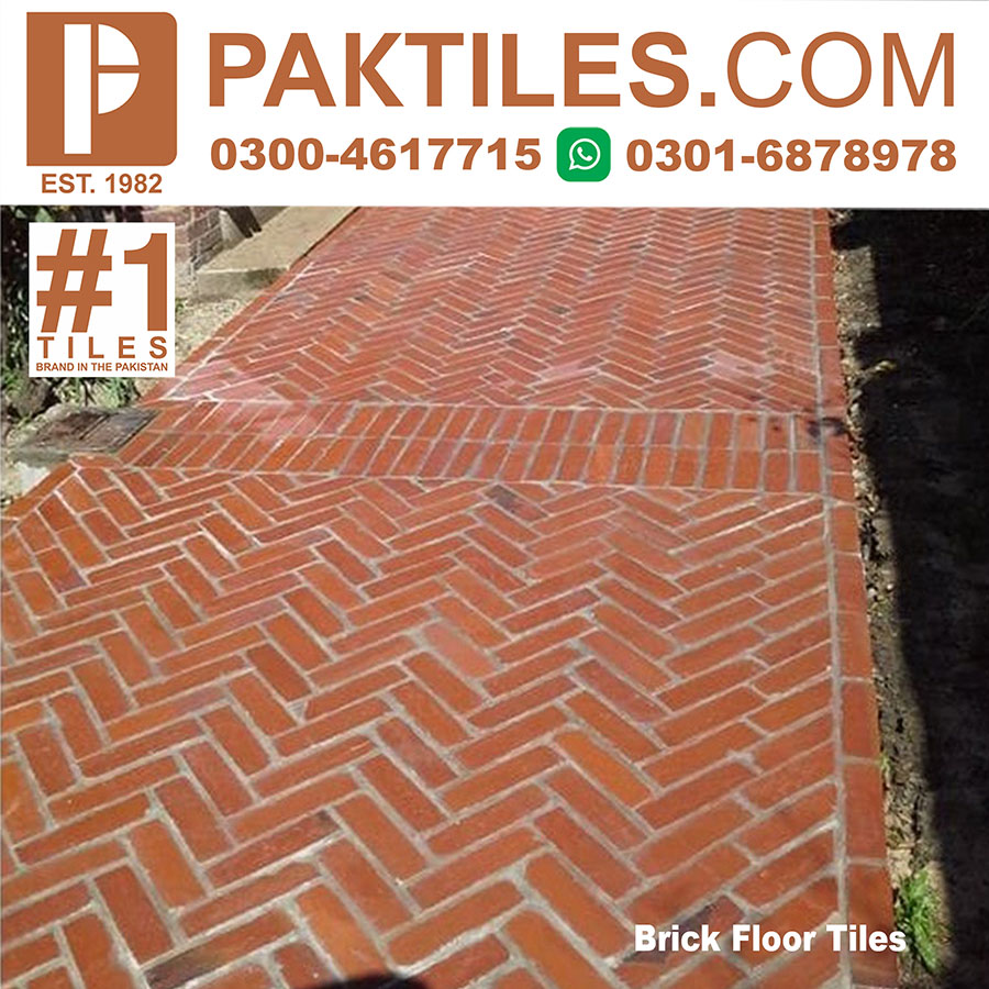 2 Red Bricks Floor Gutka Tile In Sukkur Pakistan