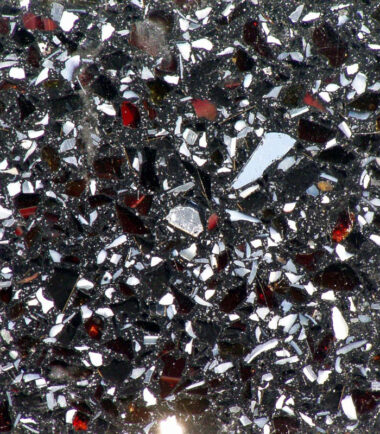 Black Square Terrazzo Tiles