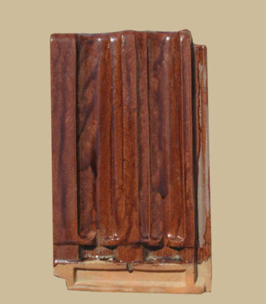 Brown Glazed French Roof Tile