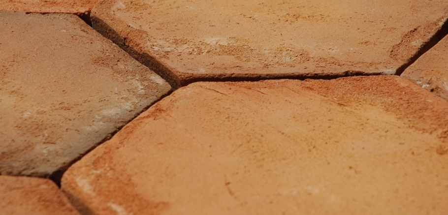 Hexagon Clay Floor Tiles 6×6
