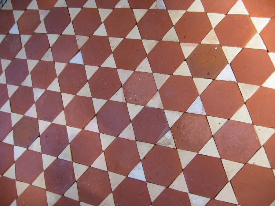 Hexagon Clay Floor Tiles 6×6