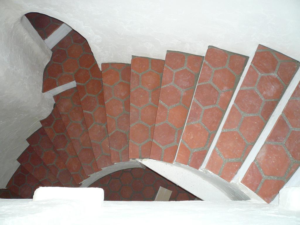 Hexagon Clay Floor Tiles 6×6