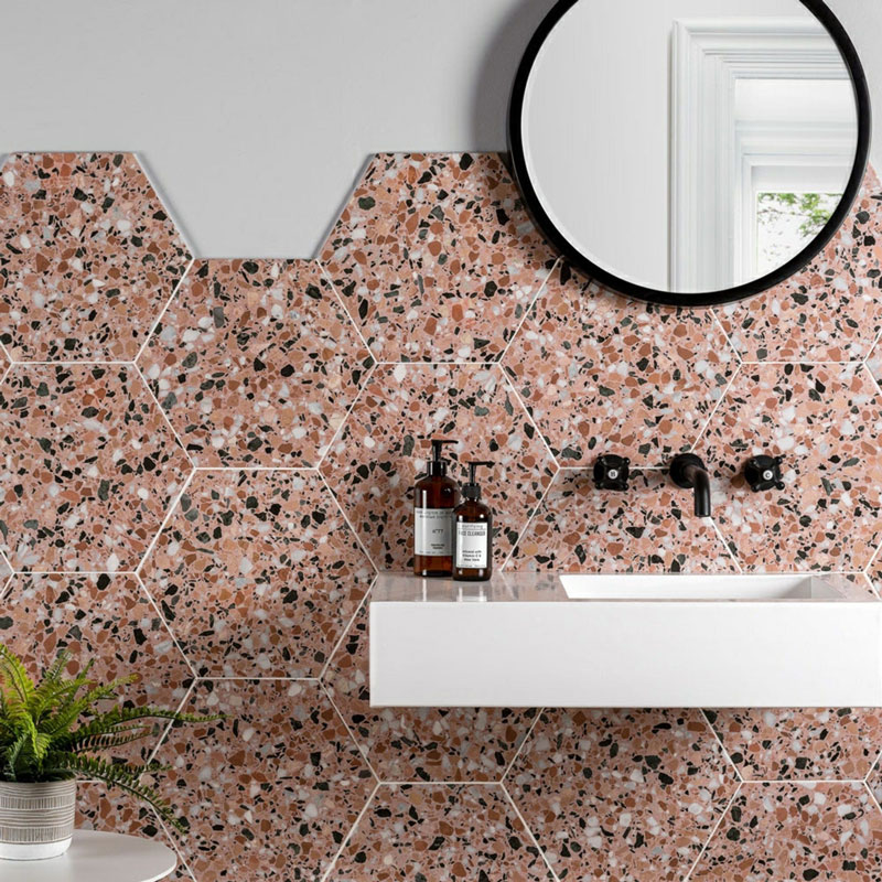 Hexagon Terrazzo Tiles