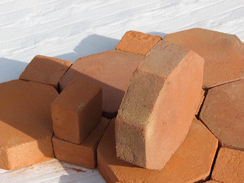 Octagon Terracotta Floor Tiles 8x8x1"