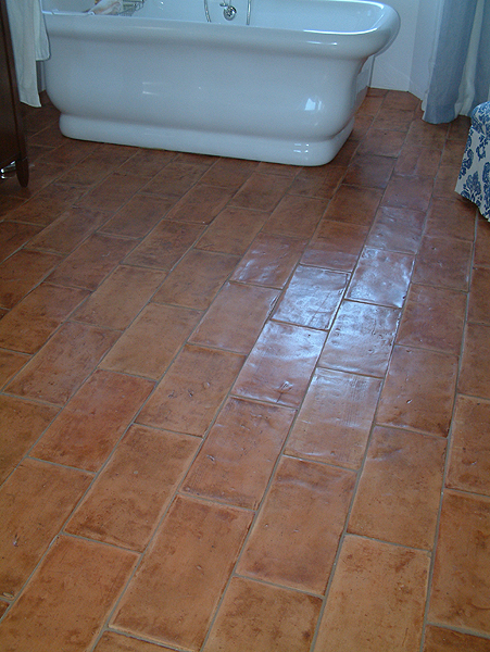 Rectangular Clay Floor Tiles