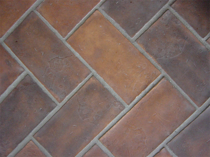 Rectangular Clay Floor Tiles