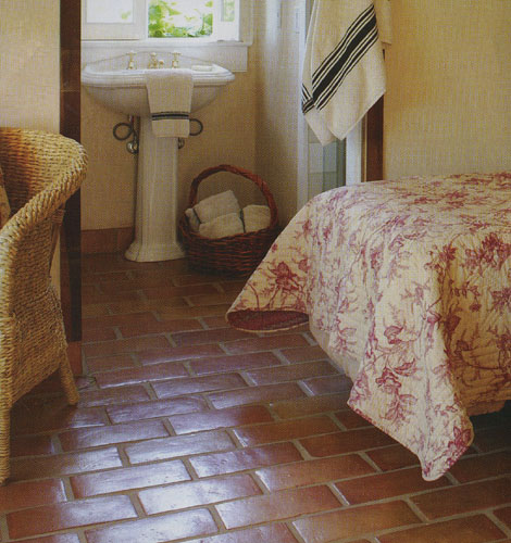 Rectangular Clay Floor Tiles