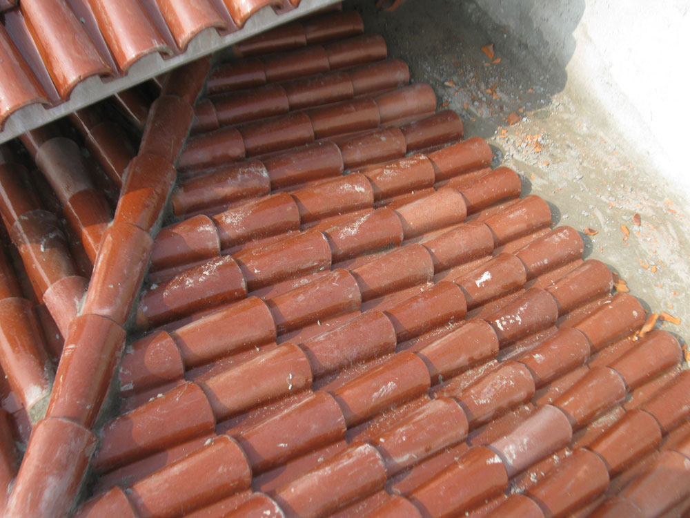 Spanish Glazed Roof Tile 11"