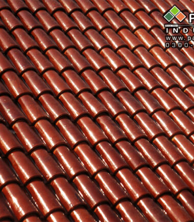 Spanish Glazed Roof Tile 9"