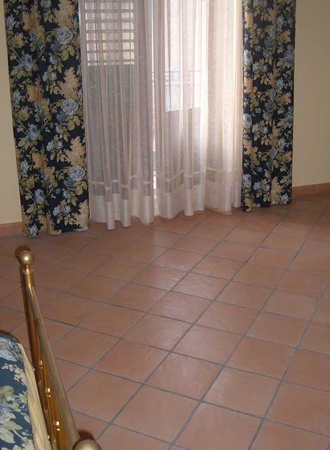 Square Clay Floor Tile 12x12x1"