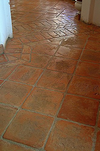 Square Clay Floor Tile 12x12x1"
