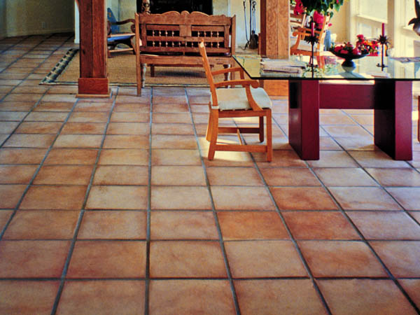 Square Clay Floor Tile 12x12x1"