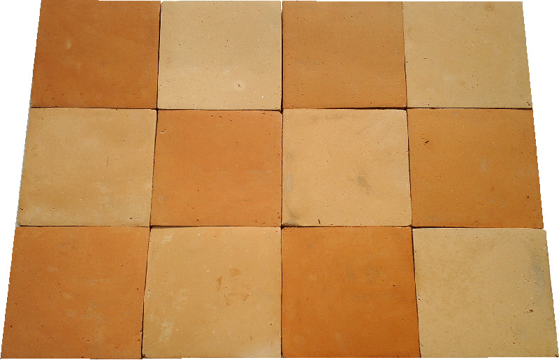 Square Clay Floor Tile 12x12x1"