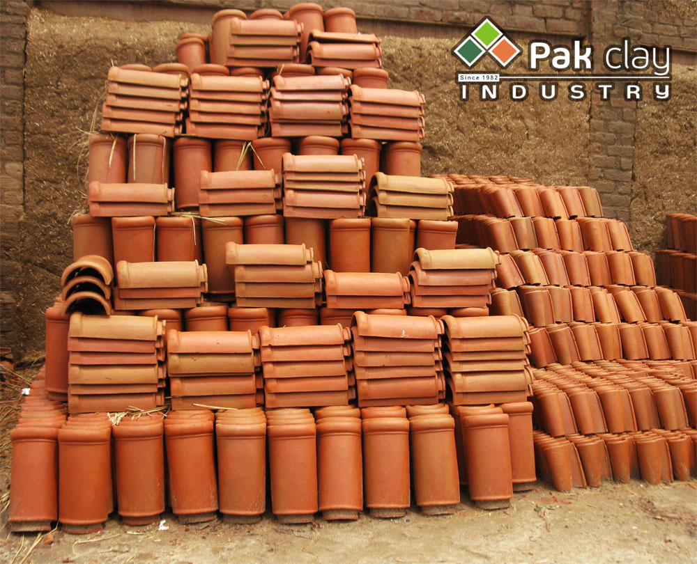 Barrel Mission Clay Roof Tiles 4"