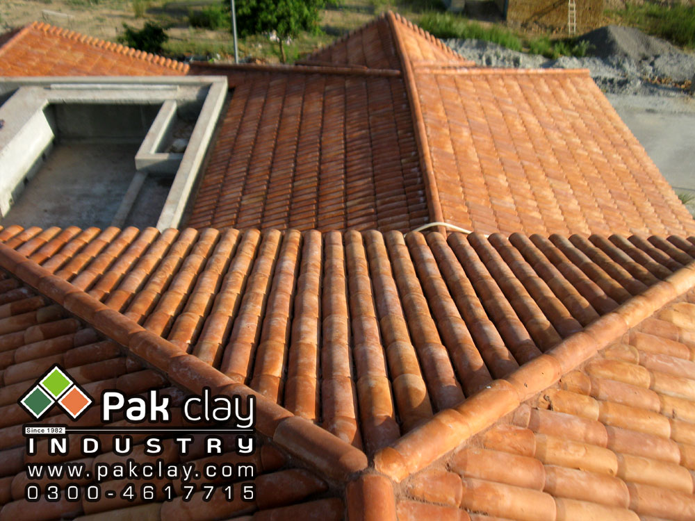 Barrel Murlee 9" Clay Roof Tiles