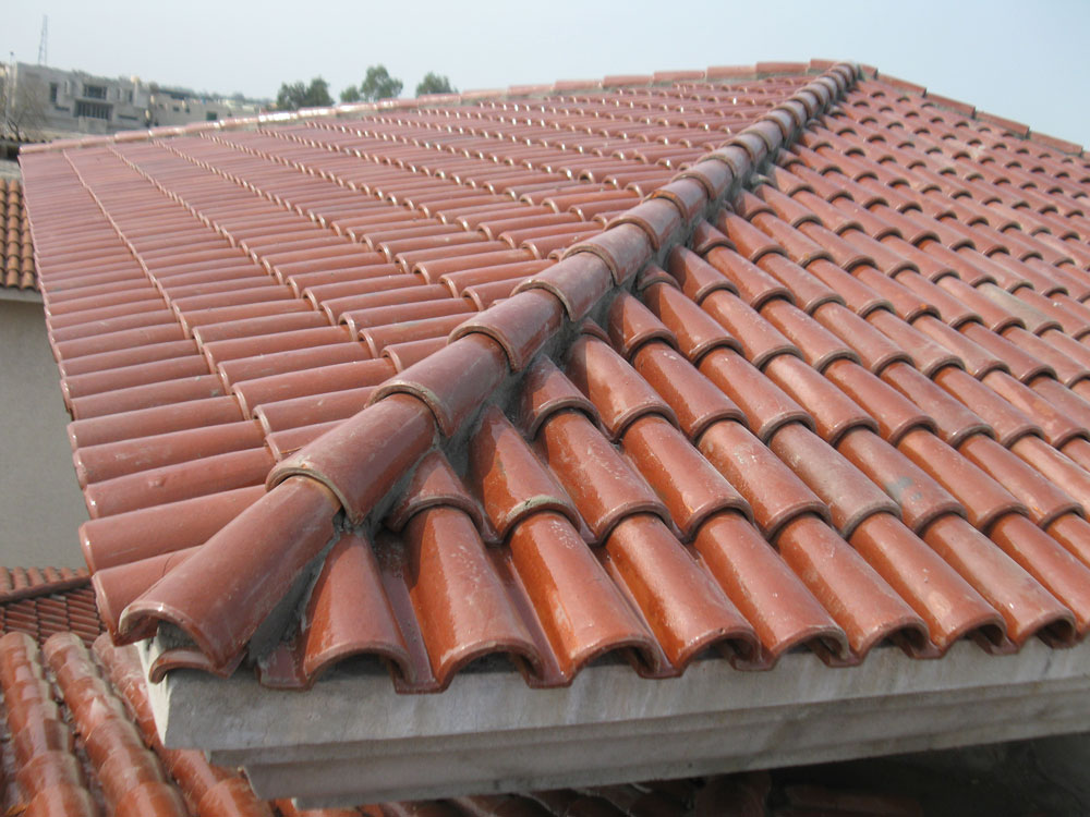 Spanish Glazed Roof Tile 11"