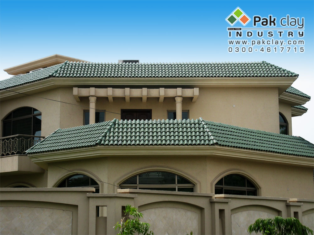 Spanish Glazed Roof Tile 11"